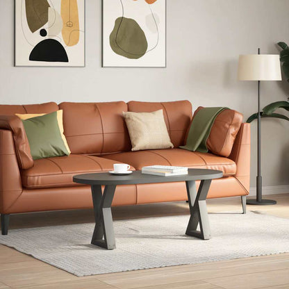 Couchtischbeine 2 Stk. Anthrazit 28x(42-43,3) cm Stahl