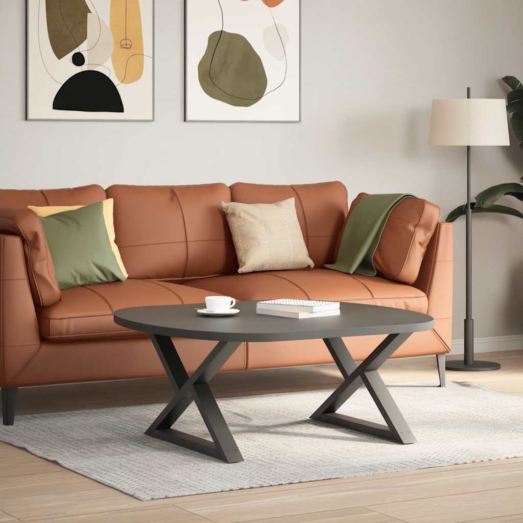 Couchtischbeine 2 Stk. Anthrazit 70x(42-43,3) cm Stahl