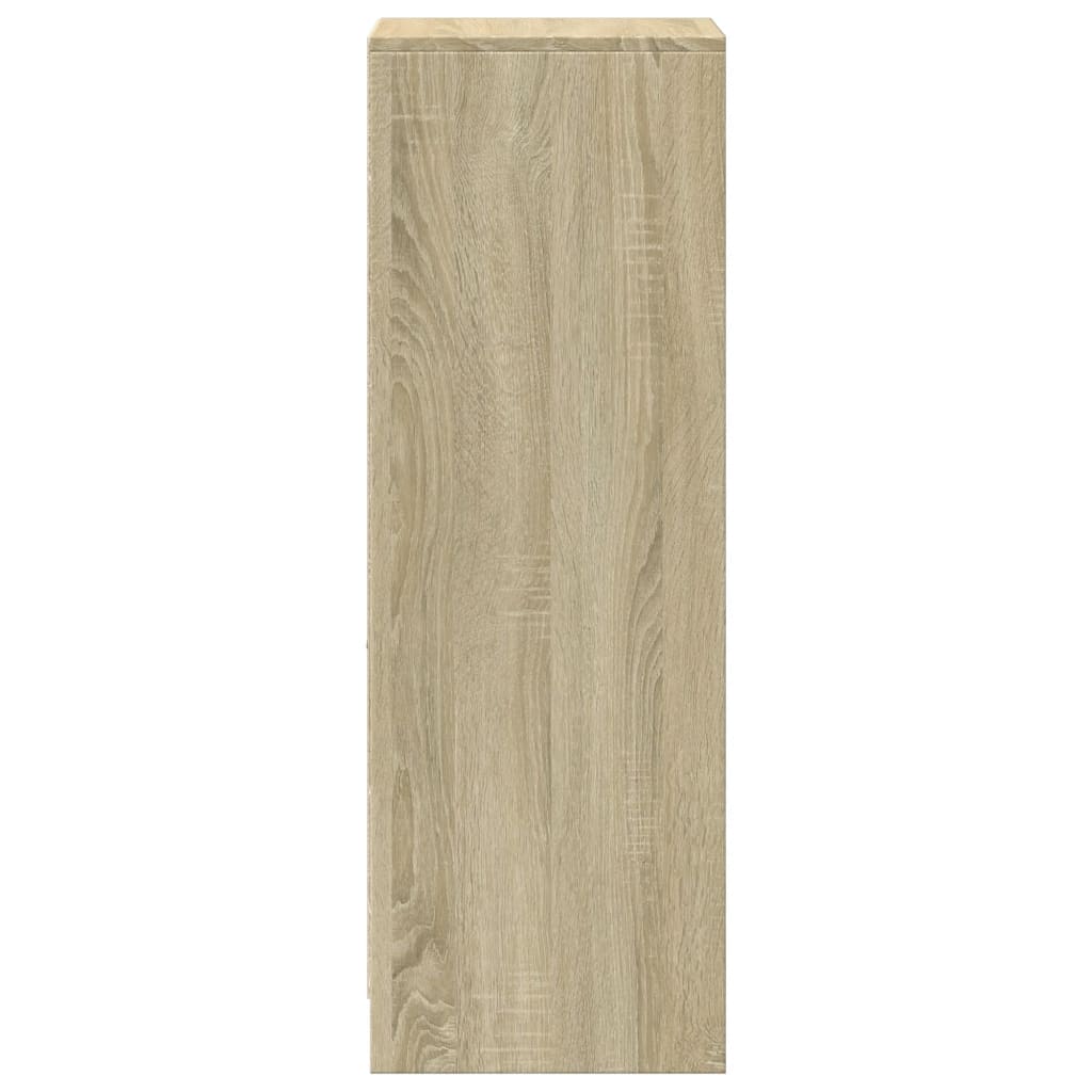 LED-Sideboard Sonoma-Eiche 38x34x100 cm Holzwerkstoff