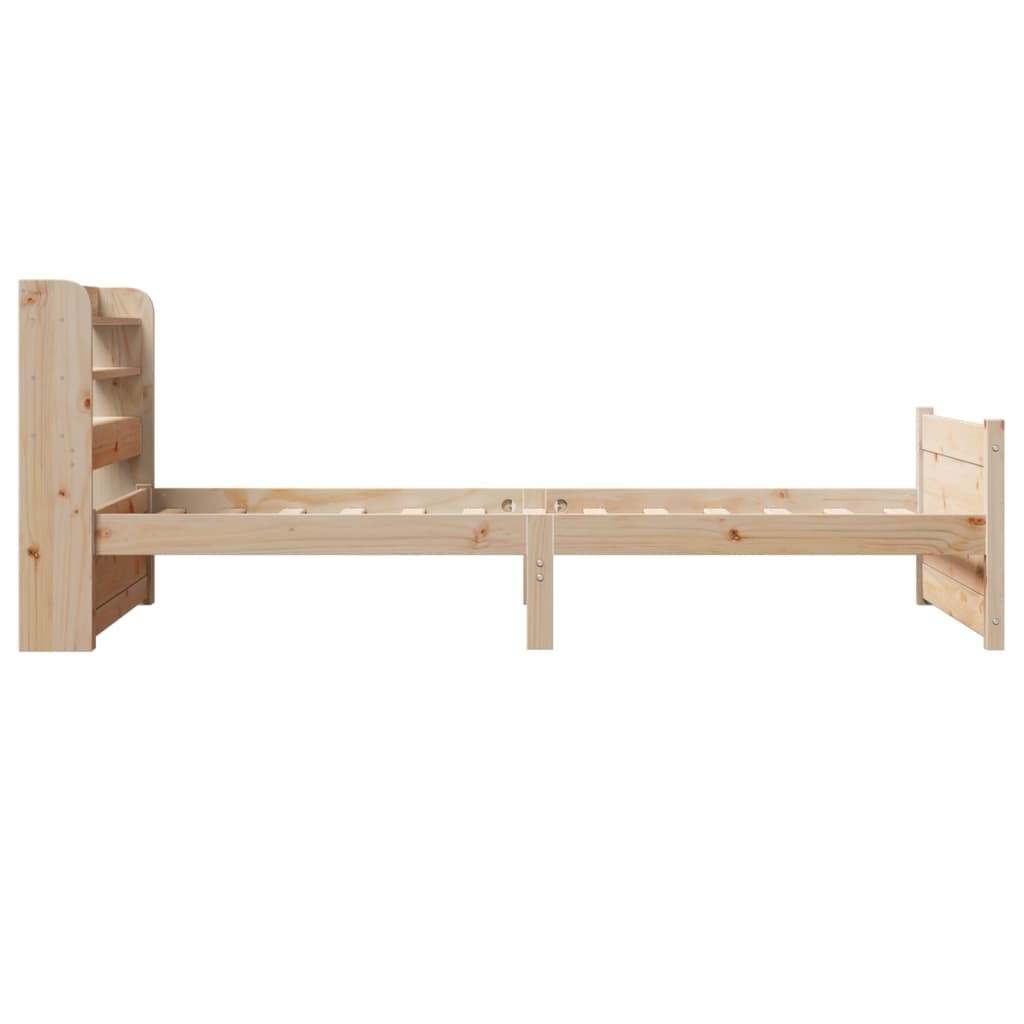 Bettgestell mit Kopfteil ohne Matratze 90x190 cm