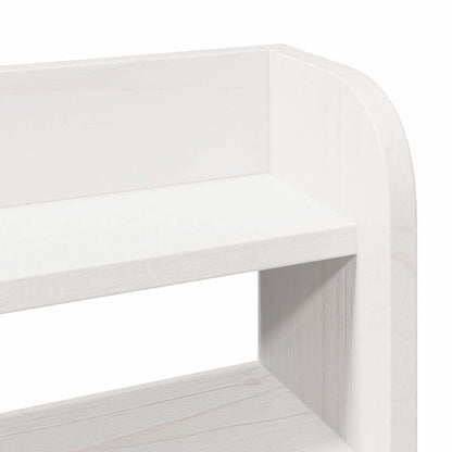 Bettgestell mit Kopfteil ohne Matratze Weiß 150x200 cm