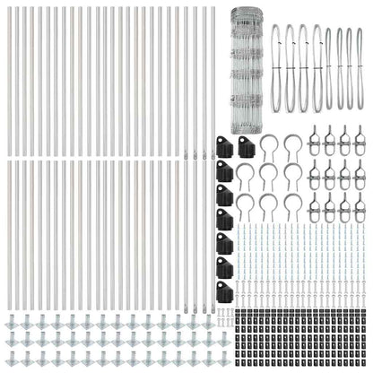 Zaunpfosten Galvanisiert 100 x 0,8 m Stahl