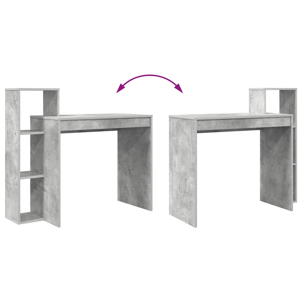 Schreibtisch Beton Grau 100 x 40 x 90 cm Holzwerkstoff