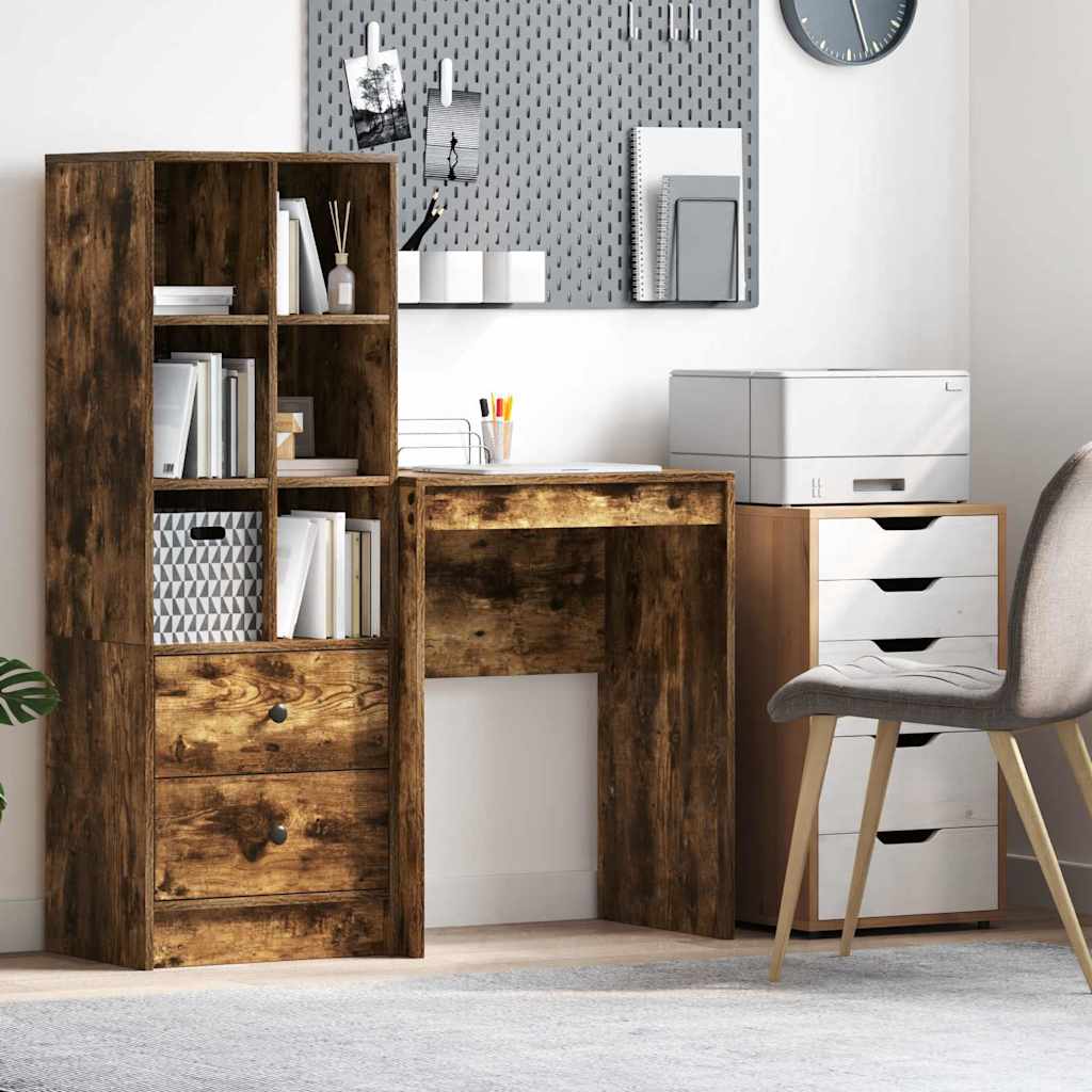 Schreibtisch Geräucherte Eiche 60 x 40 x 76 cm
