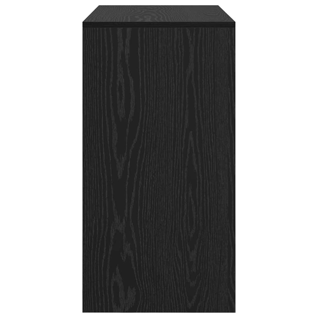 Schreibtisch Schwarz Eichen-Optik 90 x 40 x 76 cm