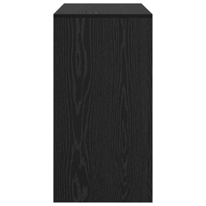 Schreibtisch Schwarz Eichen-Optik 90 x 40 x 76 cm