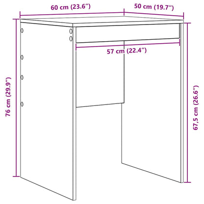 Schreibtisch Altholz 60 x 50 x 76 cm