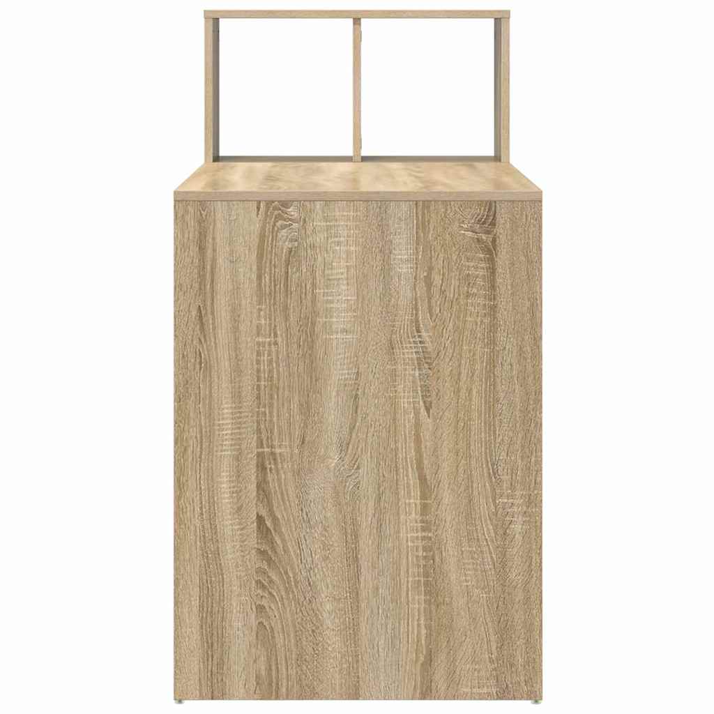 Schreibtisch Sonoma-Eiche 108 x 55 x 103.5 cm Holzwerkstoff