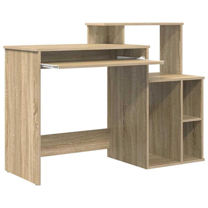 Schreibtisch Sonoma-Eiche 120,5 x 44 x 88,5 cm Holzwerkstoff