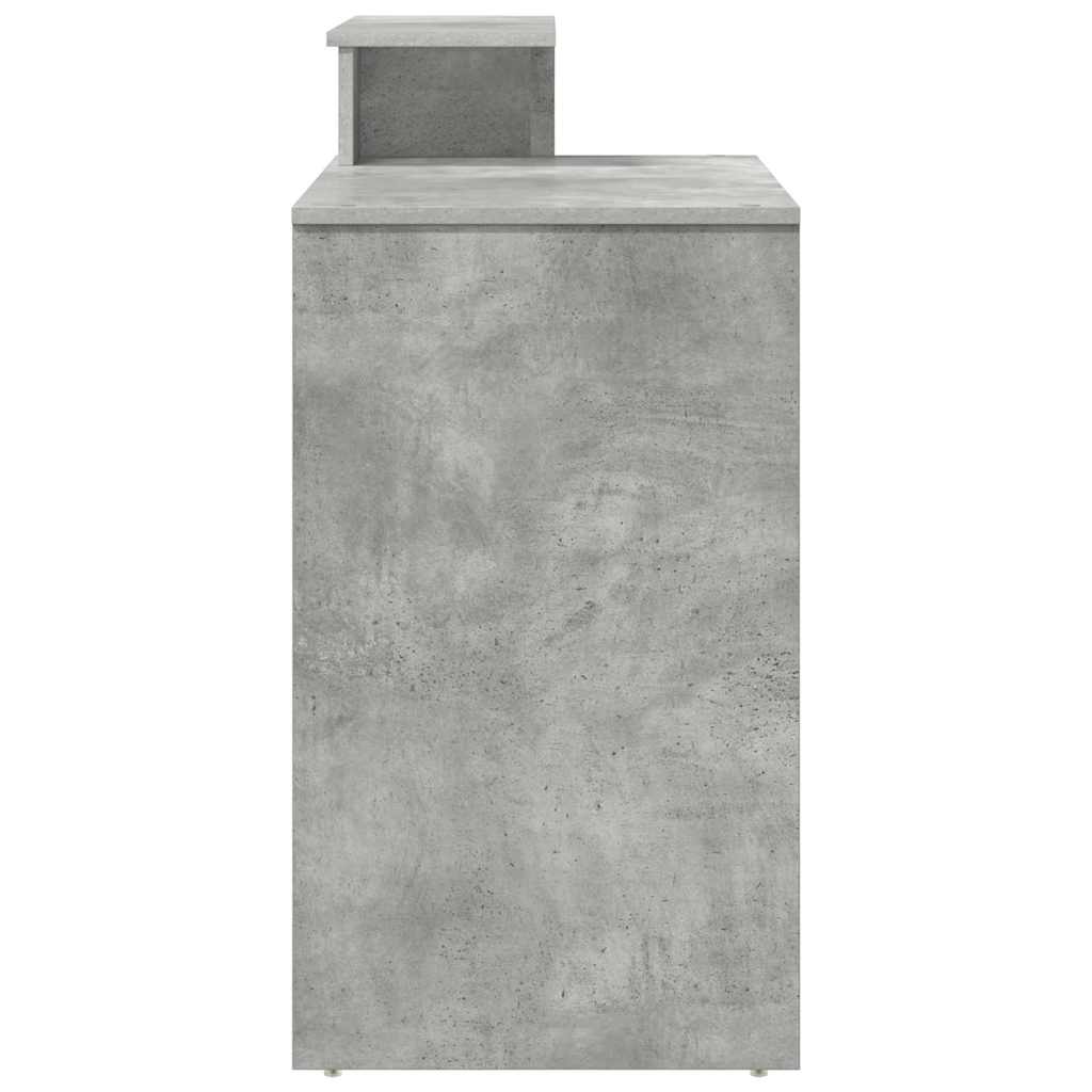 Schreibtisch Beton Grau 120,5 x 44 x 88,5 cm Holzwerkstoff