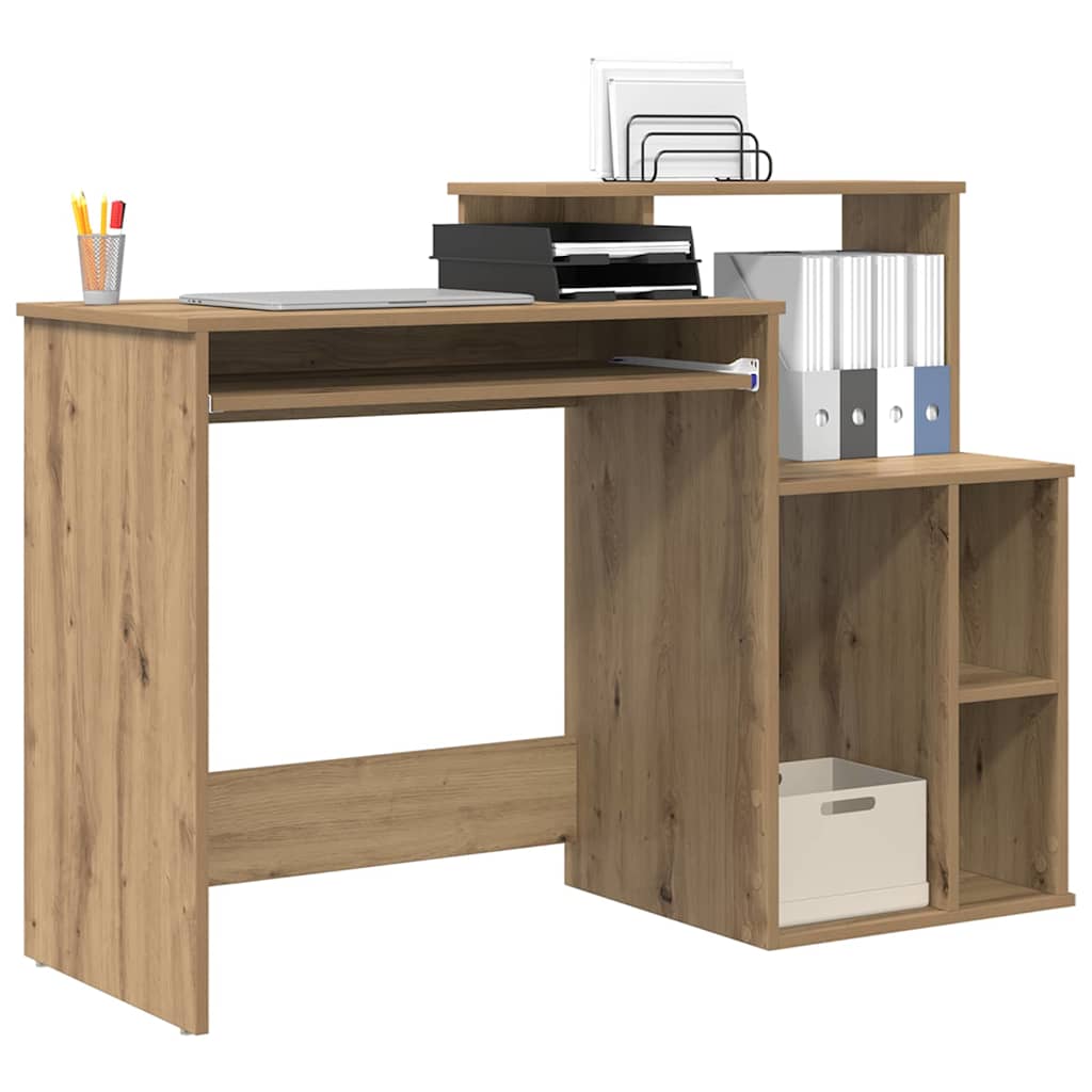 Schreibtisch Artisan-Eiche 120,5 x 44 x 88,5 cm Holzwerkstoff