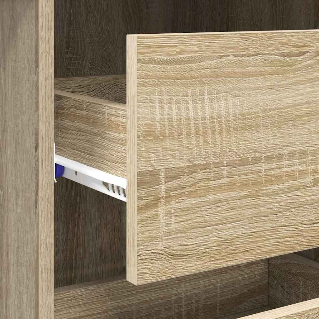 Schreibtisch Sonoma-Eiche 90 x 37,5 x 75 cm Holzwerkstoff