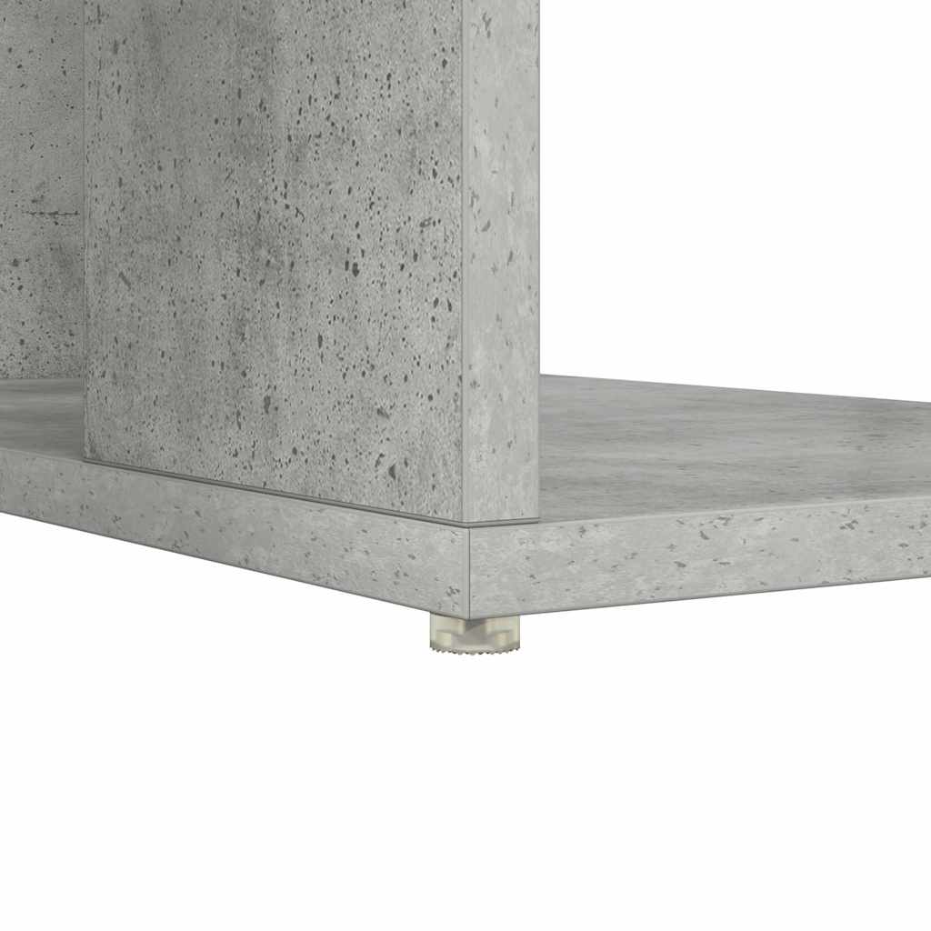 Schreibtisch Beton Grau 130 x 50,5 x 75 cm Holzwerkstoff