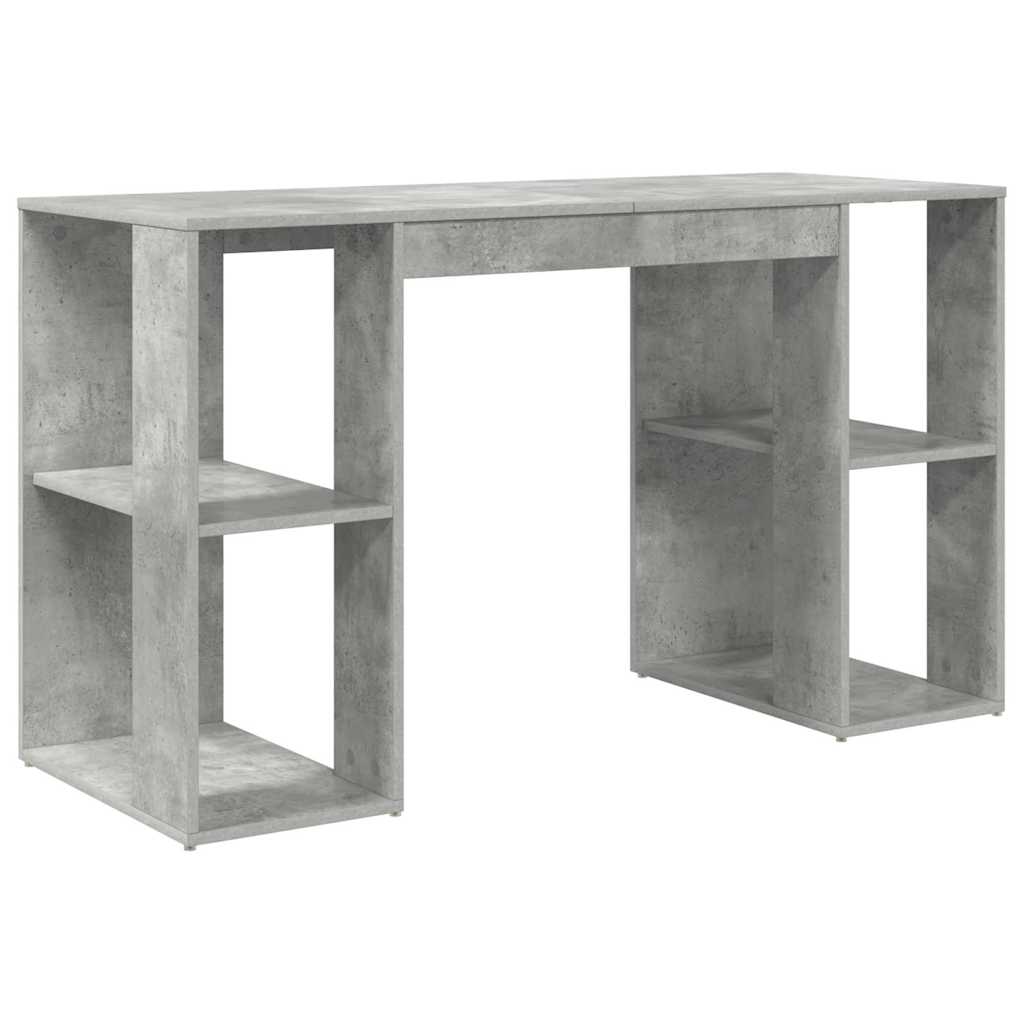 Schreibtisch Beton Grau 130 x 50,5 x 75 cm Holzwerkstoff