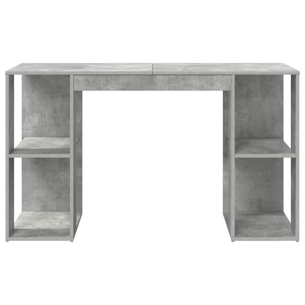 Schreibtisch Beton Grau 130 x 50,5 x 75 cm Holzwerkstoff