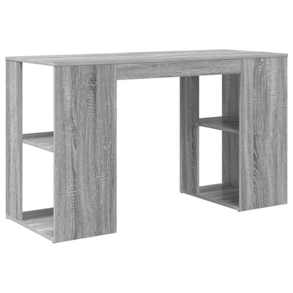 Schreibtisch Graues Sonoma 130 x 50,5 x 75 cm Holzwerkstoff