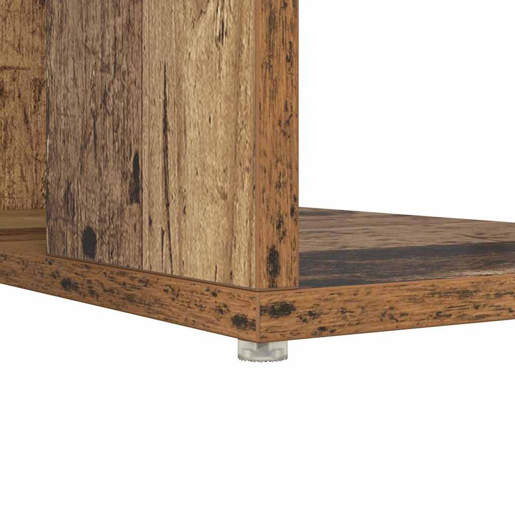 Schreibtisch mit Regal Altholz 130 x 50,5 x 75 cm Holzwerkstoff