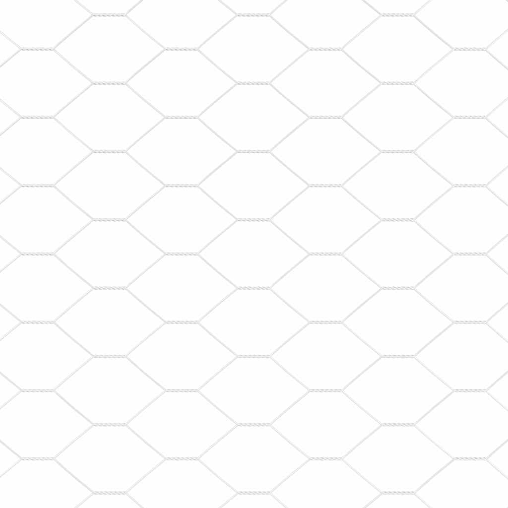 Zaunpfosten Silber 10 x 0,6 m (36 mm Netz) Stahl