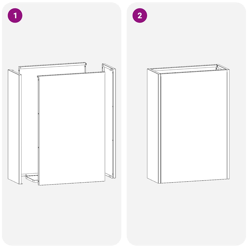 Sonnenschirmhalter Weiß 28 x 12 x 41 cm Stahl