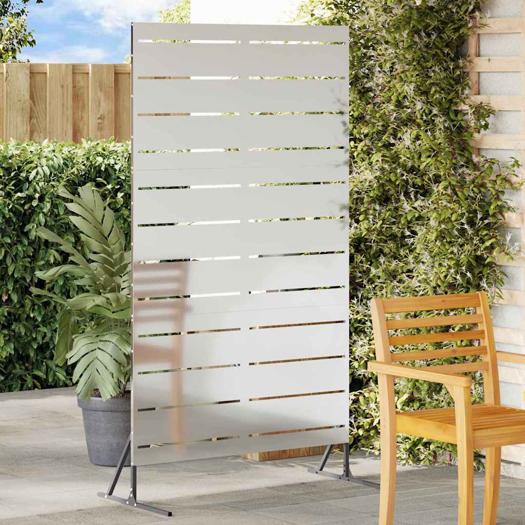 Sichtschutz Grau 100 x 50 x 180 cm Stahl