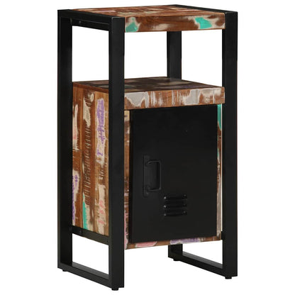 Badezimmermöbel-Set mit Regal 3 pcs Massives upgecyceltes Holz