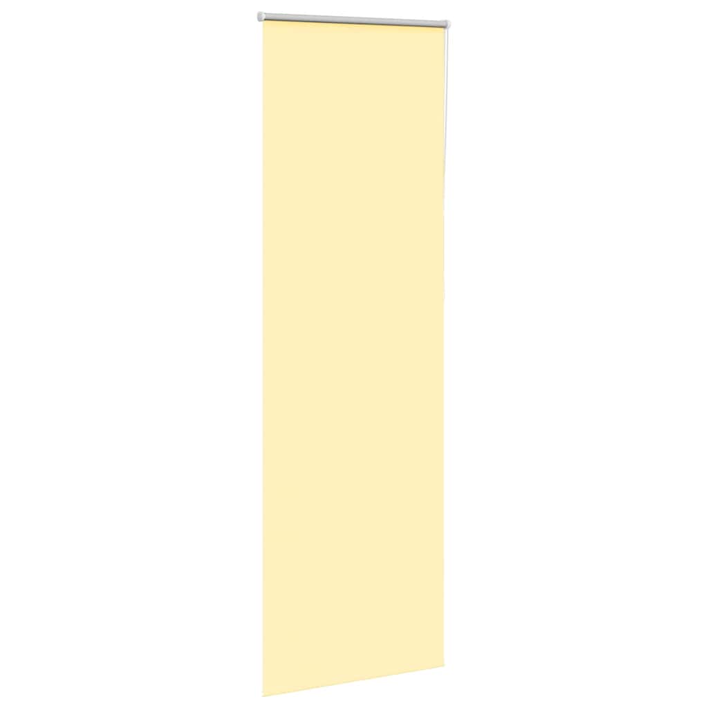 Verdunkelungsrollo Gelb 80x230 cm Stoffbreite 75,7 cm Polyester