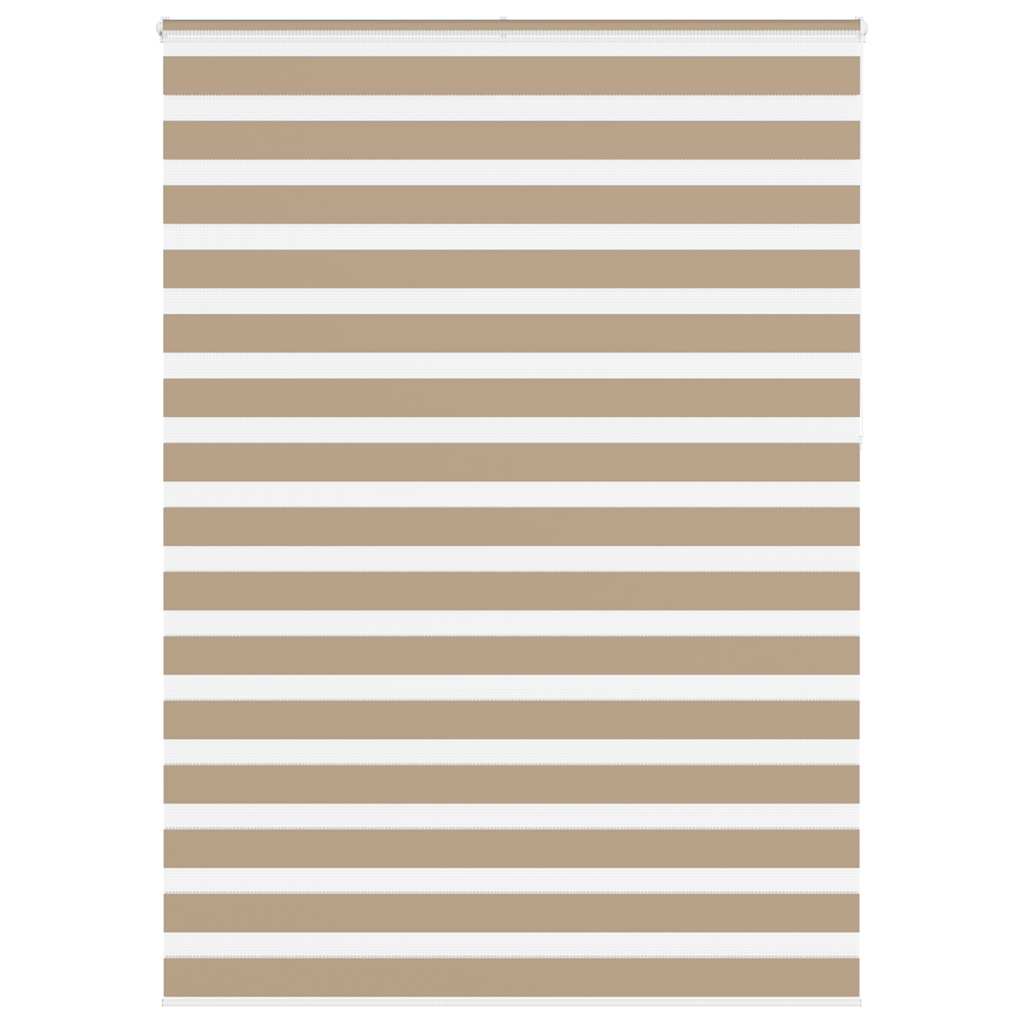 Doppelrollo Sandbraun 165x230 cm Stoffbreite 160,9 cm Polyester