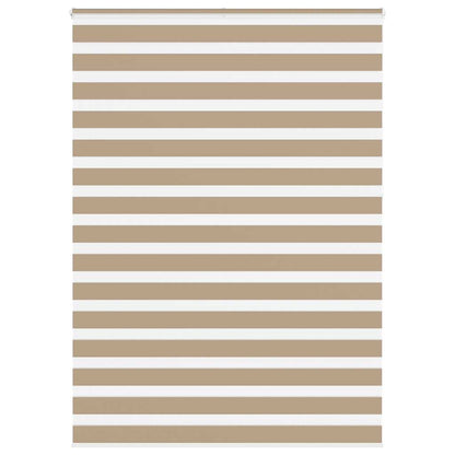 Doppelrollo Sandbraun 165x230 cm Stoffbreite 160,9 cm Polyester