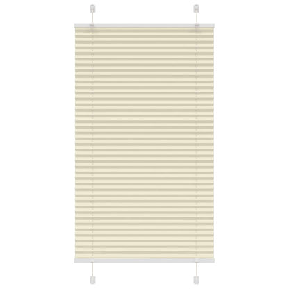 Plissee Creme 75x100 cm Stoffbreite 74,4 cm Polyester