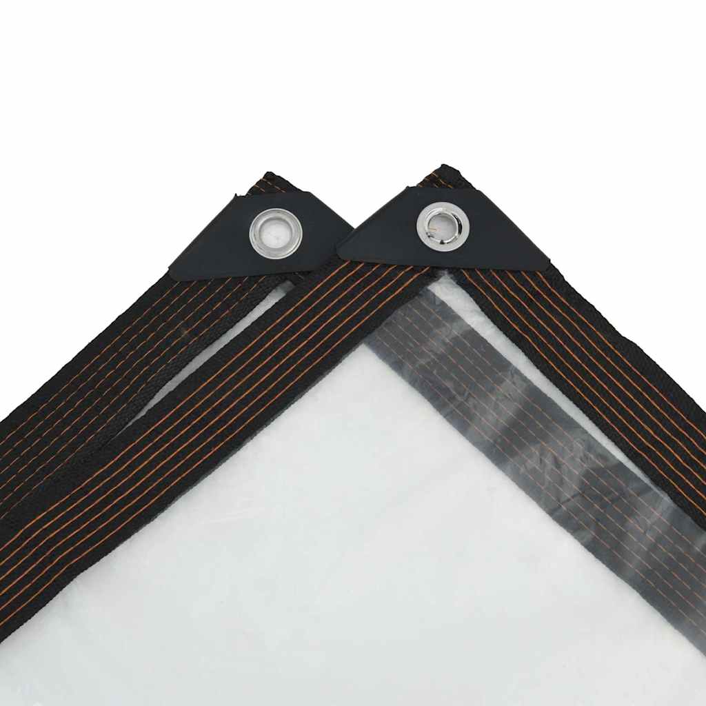 Transparente Plane mit Ösen 1x12 m Polyethylen