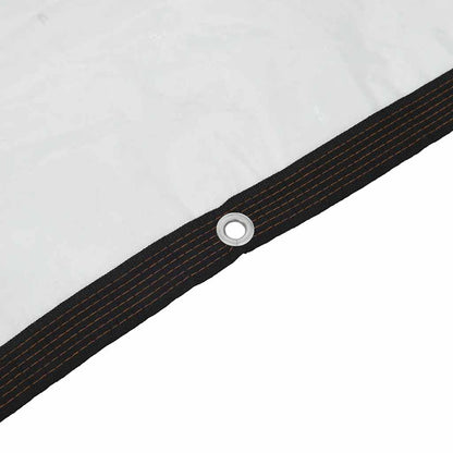 Transparente Plane mit Ösen 1x12 m Polyethylen