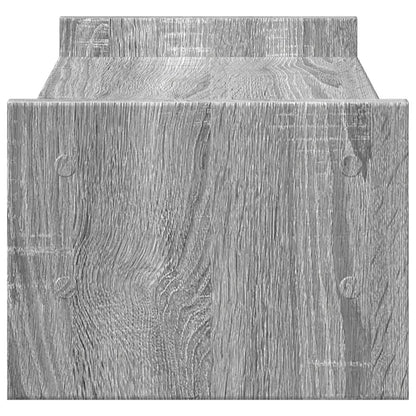 Monitorständer Grau Sonoma 50x27x20 cm Holzwerkstoff