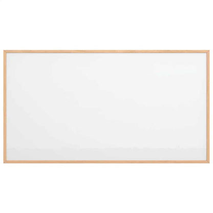 Magnetisches Whiteboard mit Rahmen aus massivem Kiefernholz 100 x 55 cm