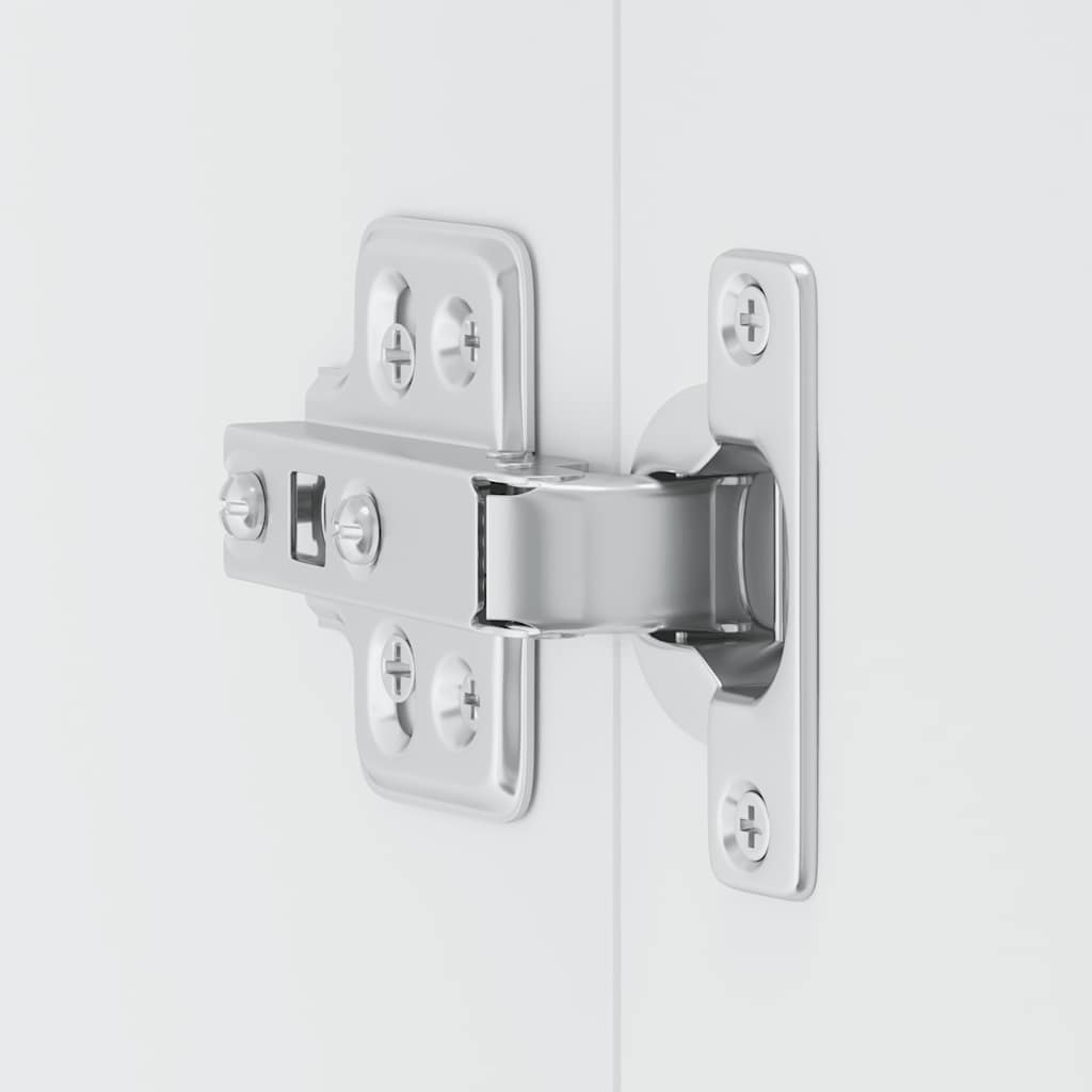 Küchen-Hängeschrank Lucca Hochglanz-Weiß Holzwerkstoff