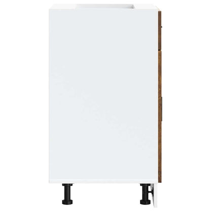 Küchenunterschrank Porto Räuchereiche Holzwerkstoff