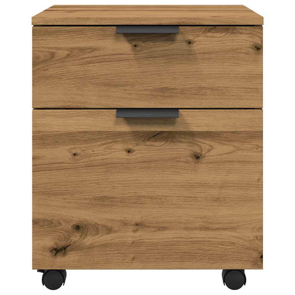 Mobiler Aktenschrank mit Rollen Artisan Eichen-Optik 45x38x54cm