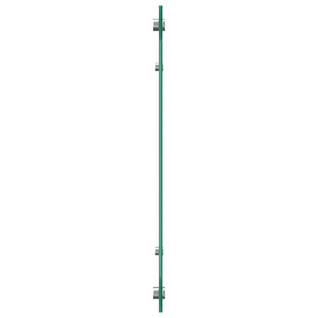 Küchenrückwände 2 Stk. Weiß 70x50 cm Hartglas