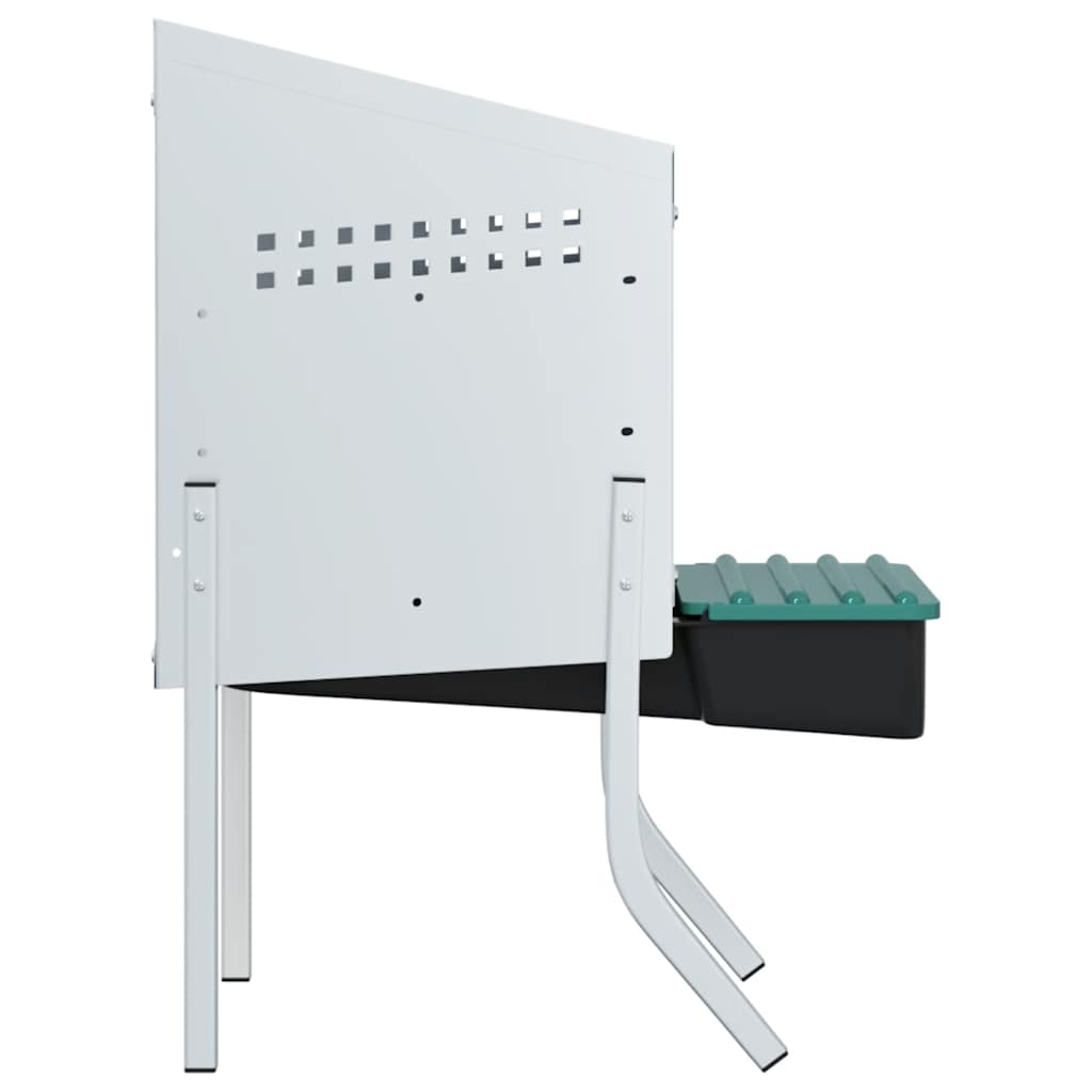 Hühner-Nistkasten 1 Abteil mit Beinen Verzinkter Stahl