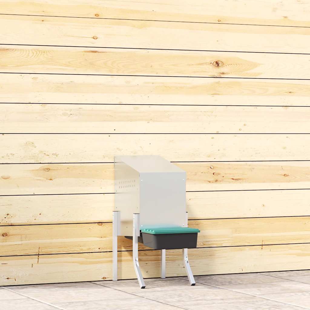 Hühner-Nistkasten 1 Abteil mit Beinen Verzinkter Stahl