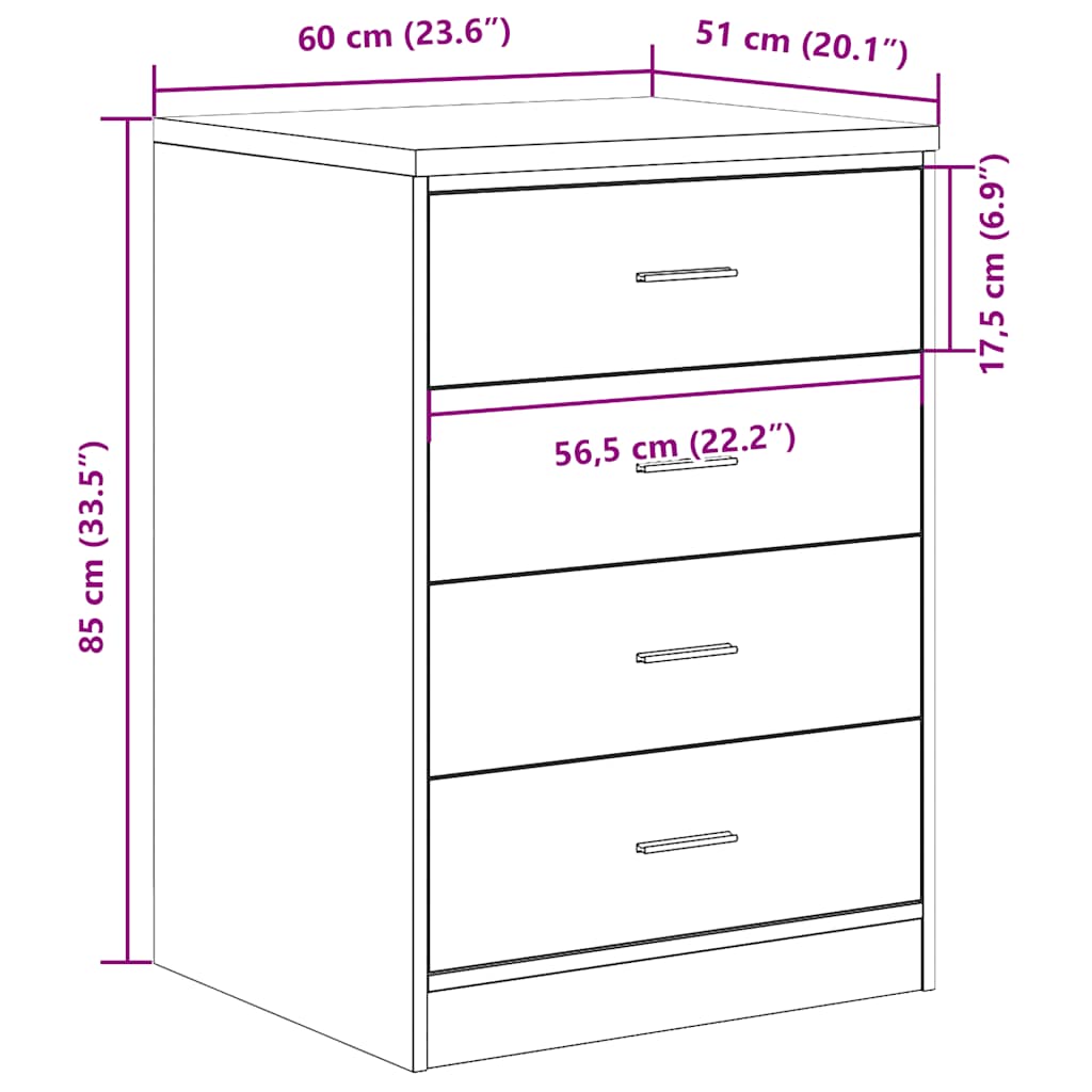 Garagen-Aufbewahrungsschrank Räuchereiche Massivholz Kiefer