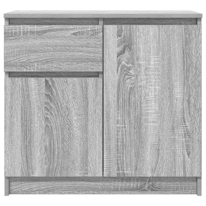 Sideboard mit Schublade Grau Sonoma 71x35x65 cm Holzwerkstoff