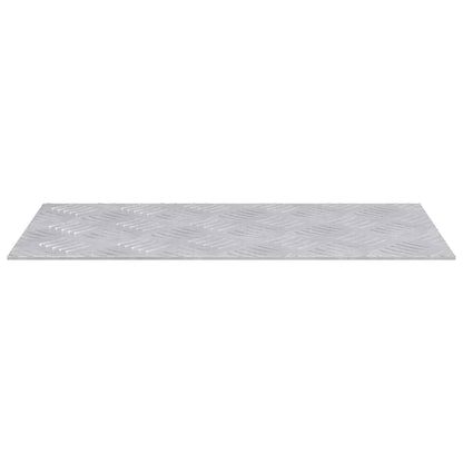 Treppe Tritt Rechtwinklig 4 pcs Silber 50 x 25 cm Aluminium