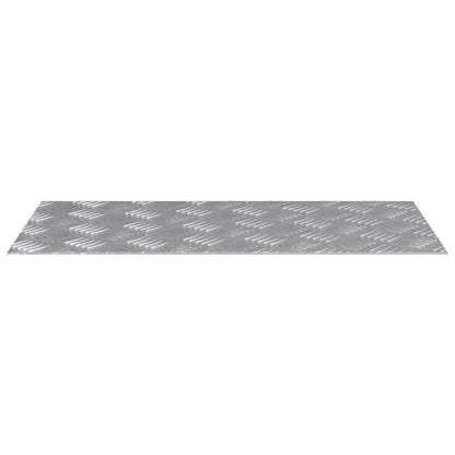 Treppe Tritt Rechtwinklig 2 pcs Silber 60 x 30 cm Aluminium