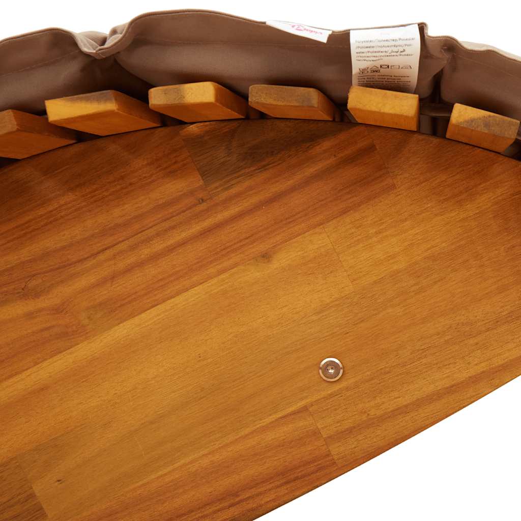 Schaukelliege mit Auflage Massivholz Akazie