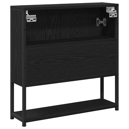 Spiegelschrank mit Regal Schwarz Eichen-Optik 60 x 16 x 60 cm