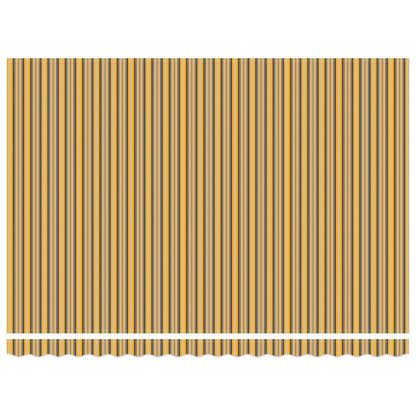 Einziehbare Markise Mehrfarbig 450 x 300 cm Stoff