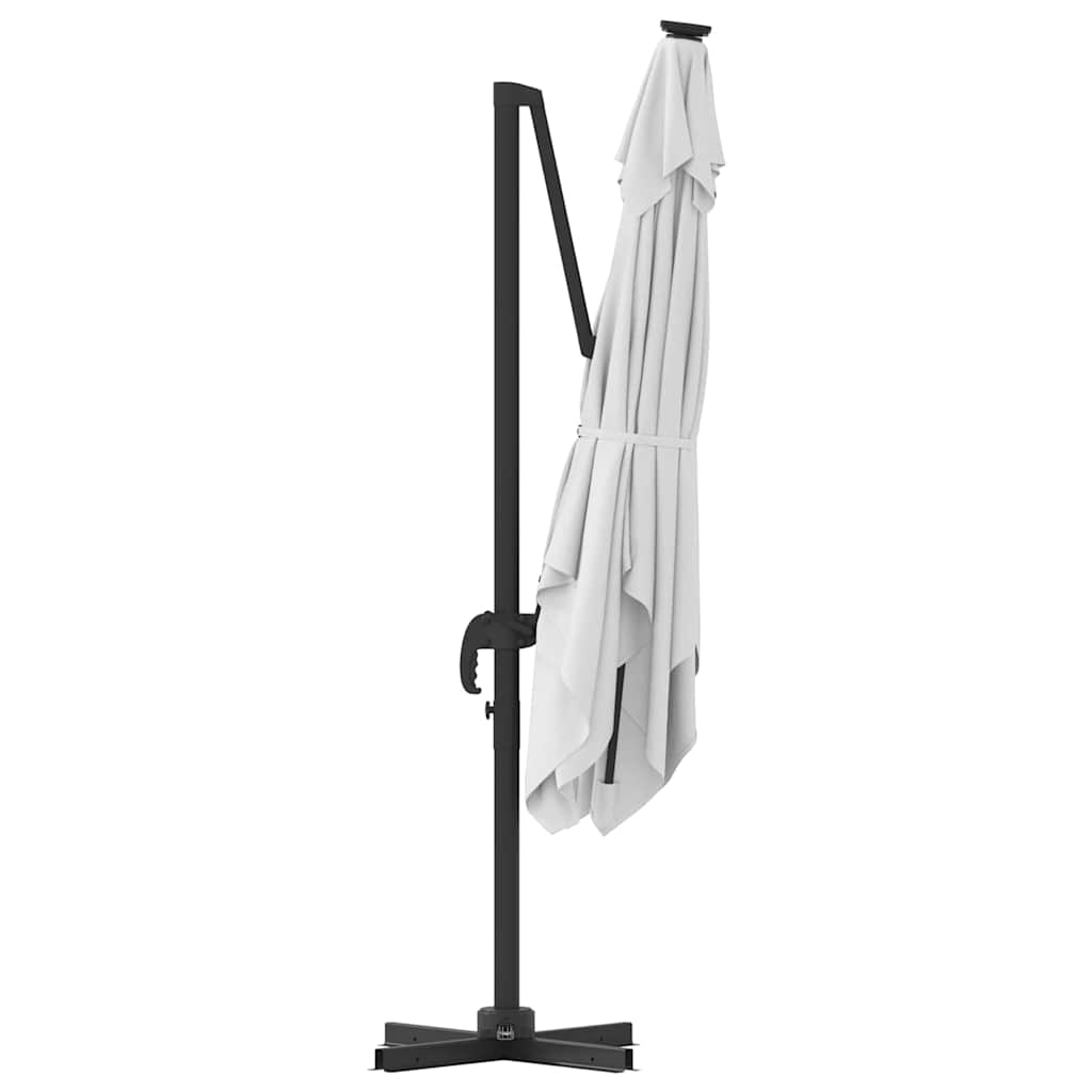 Roma Parasol Beige 286 x 284 x 265 cm Aluminium und Polyester