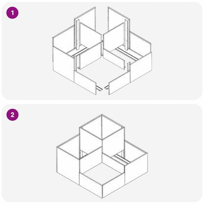 Gartenblumentopf Olivgrün 100 x 100 x 60 cm Stahl