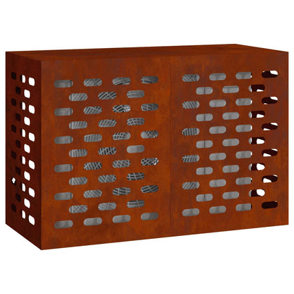 Klimaanlagenabdeckung Rostig 90 x 40 x 60 cm Wetterfeststahl