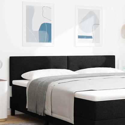 Höhenverstellbares Kopfteil mit Kopfteil Schwarz 180 cm Stoff